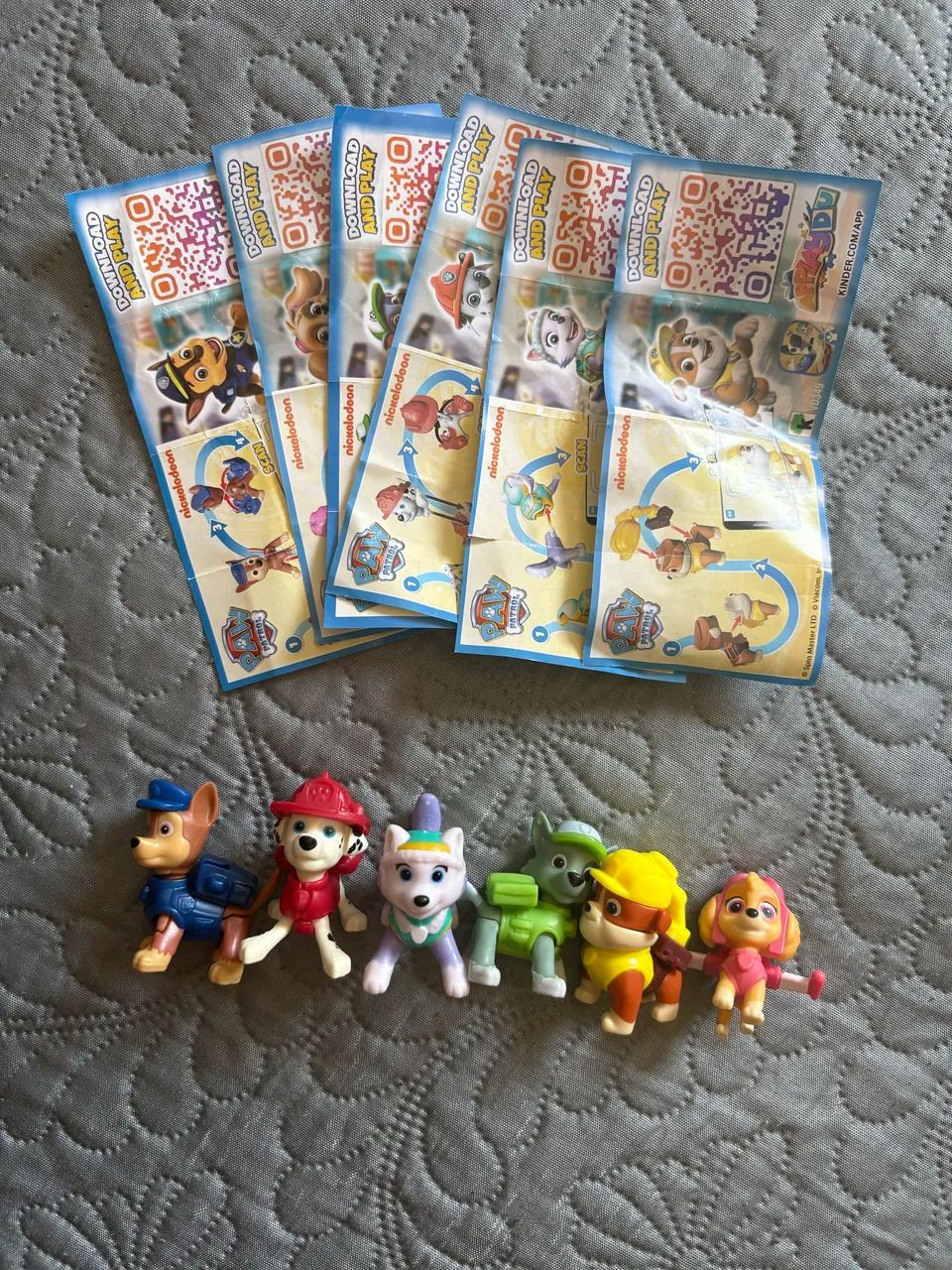 Coleção kinder ovo Patrulha canina  