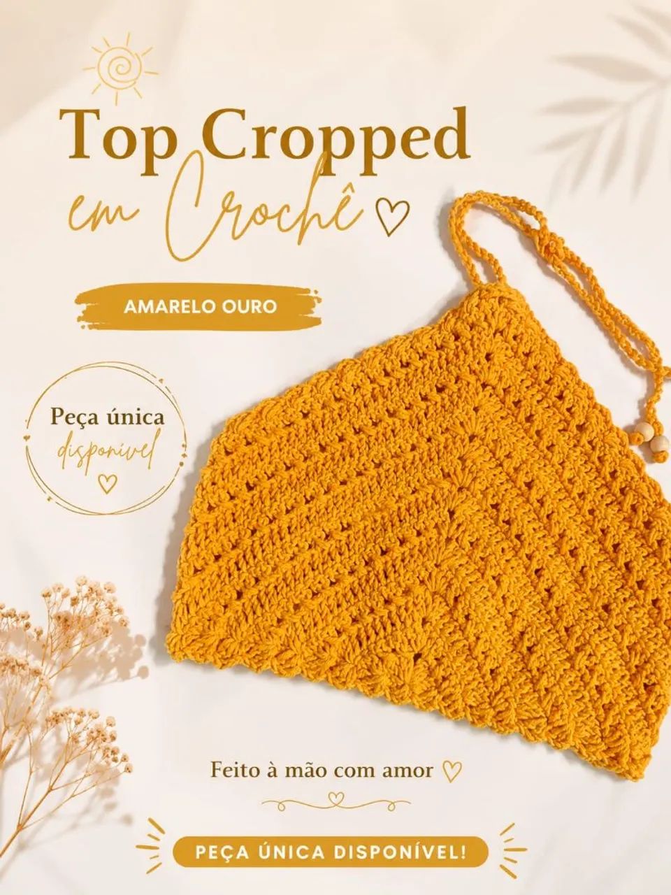 Top Blusinha de crochê, Croped roupa de crochê 