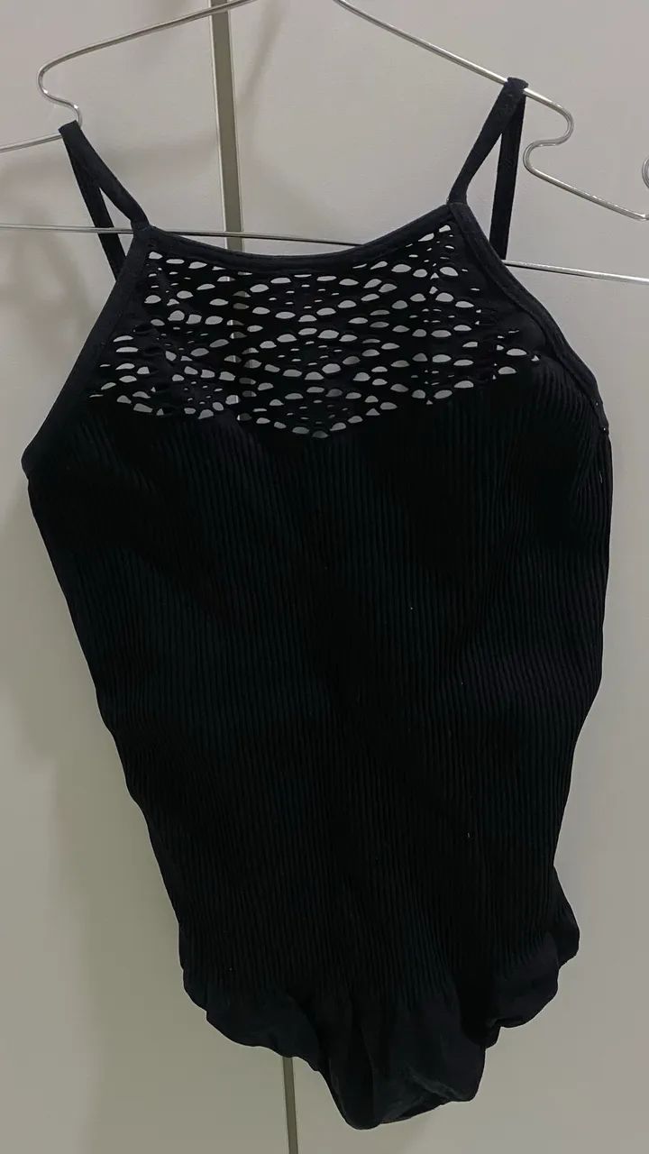 Body preto TAM único da Demillus 
