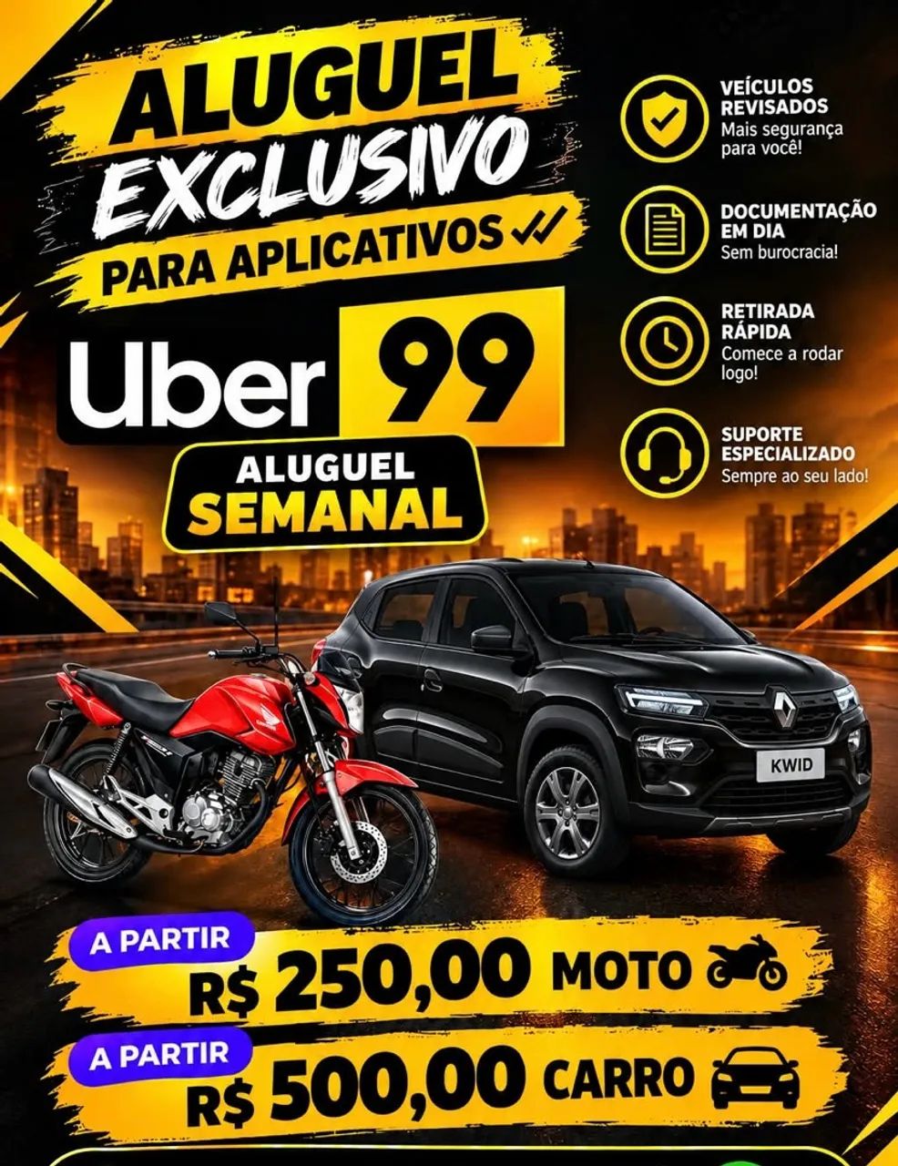 Aluguel carro e moto  - Foto 2