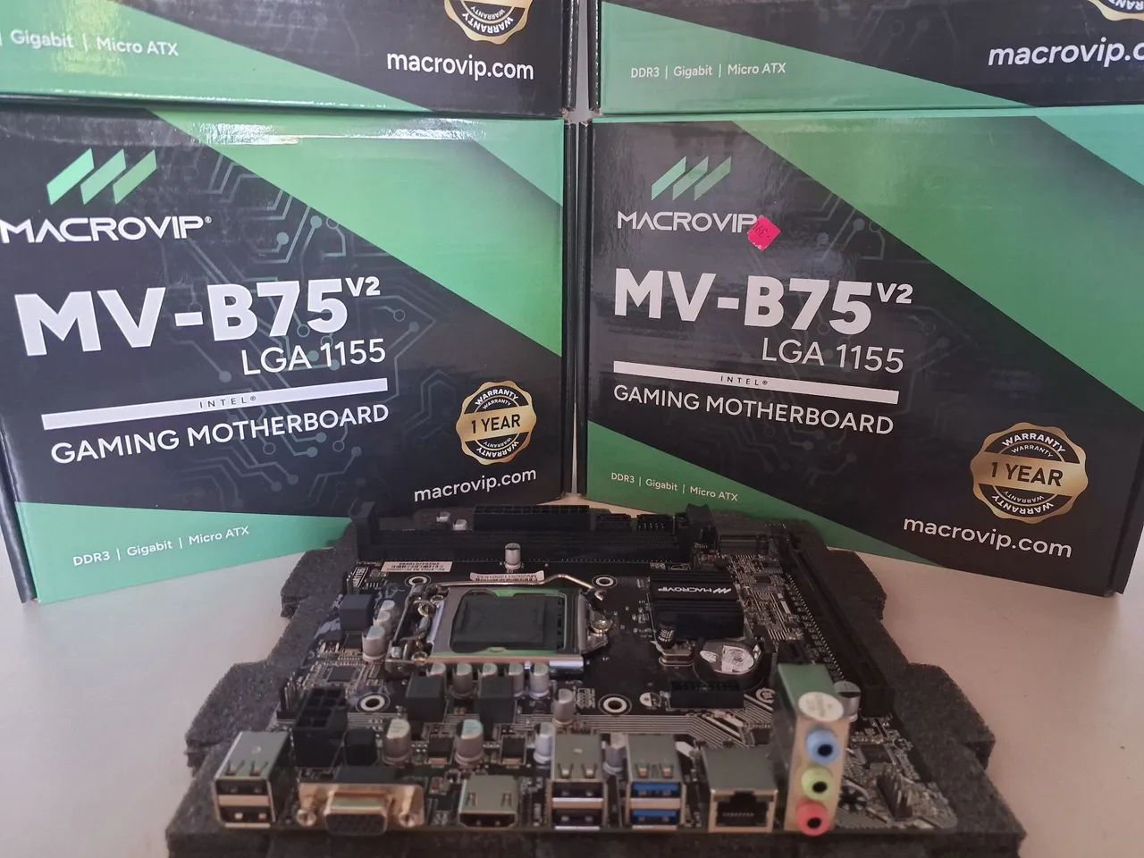 Placa mãe B75 M.2 1155 DDR3 2° e 3° Geração