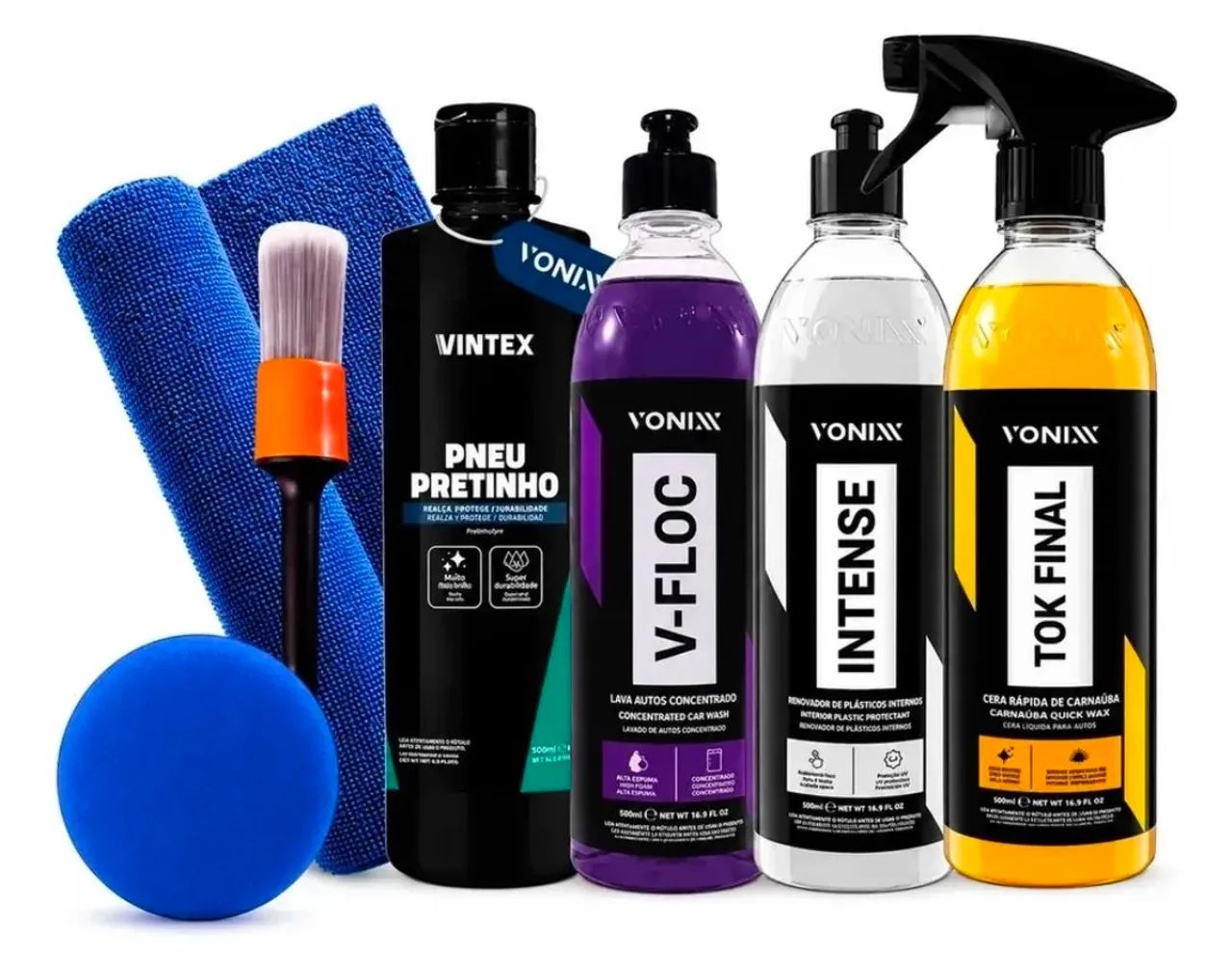 Kit Limpeza Automotiva Vonixx