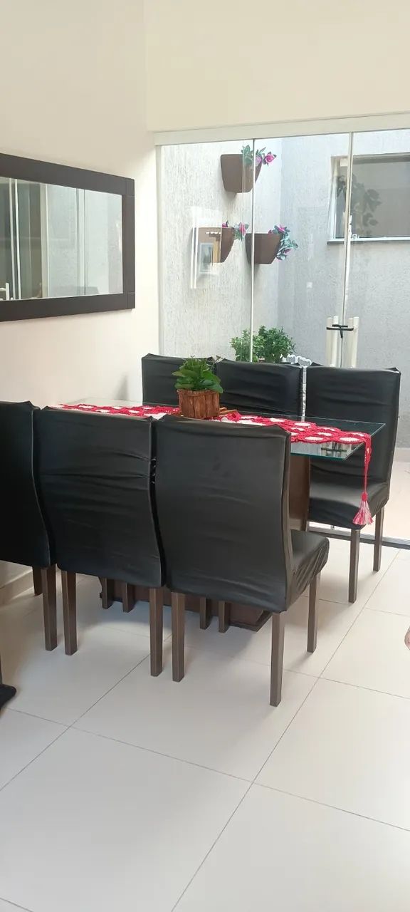 Mesa de jantar 6 cadeiras impecáveis  - Foto 2