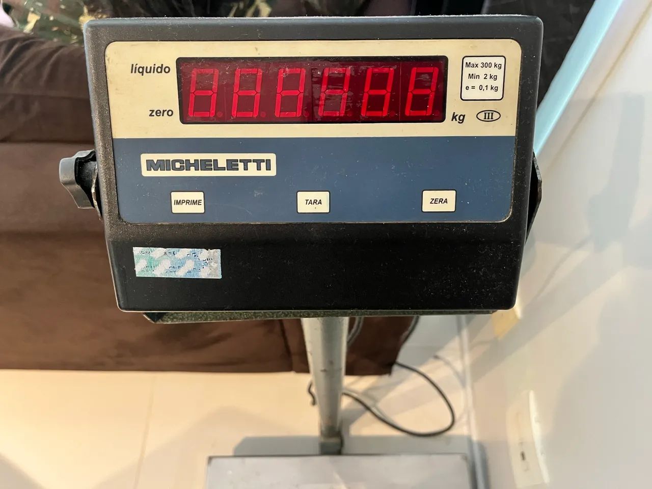 Balança Digital de Inox Micheletti 300 KG - MIC A300