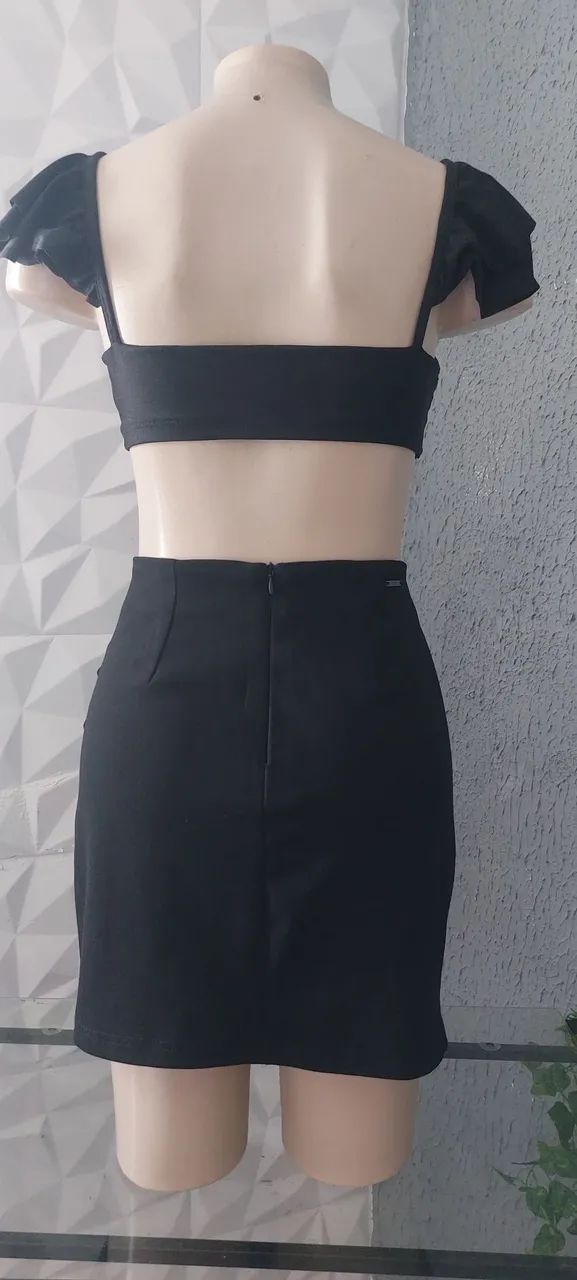 Cropped e saia  - Foto 3