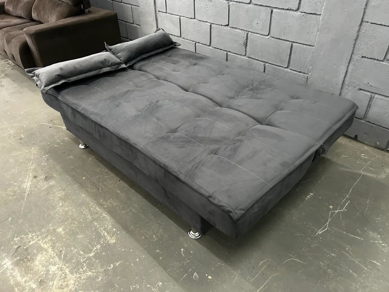 Sofá Cama Casal + Almofadas NOVO ( Direto da Fábrica )  - Foto 5