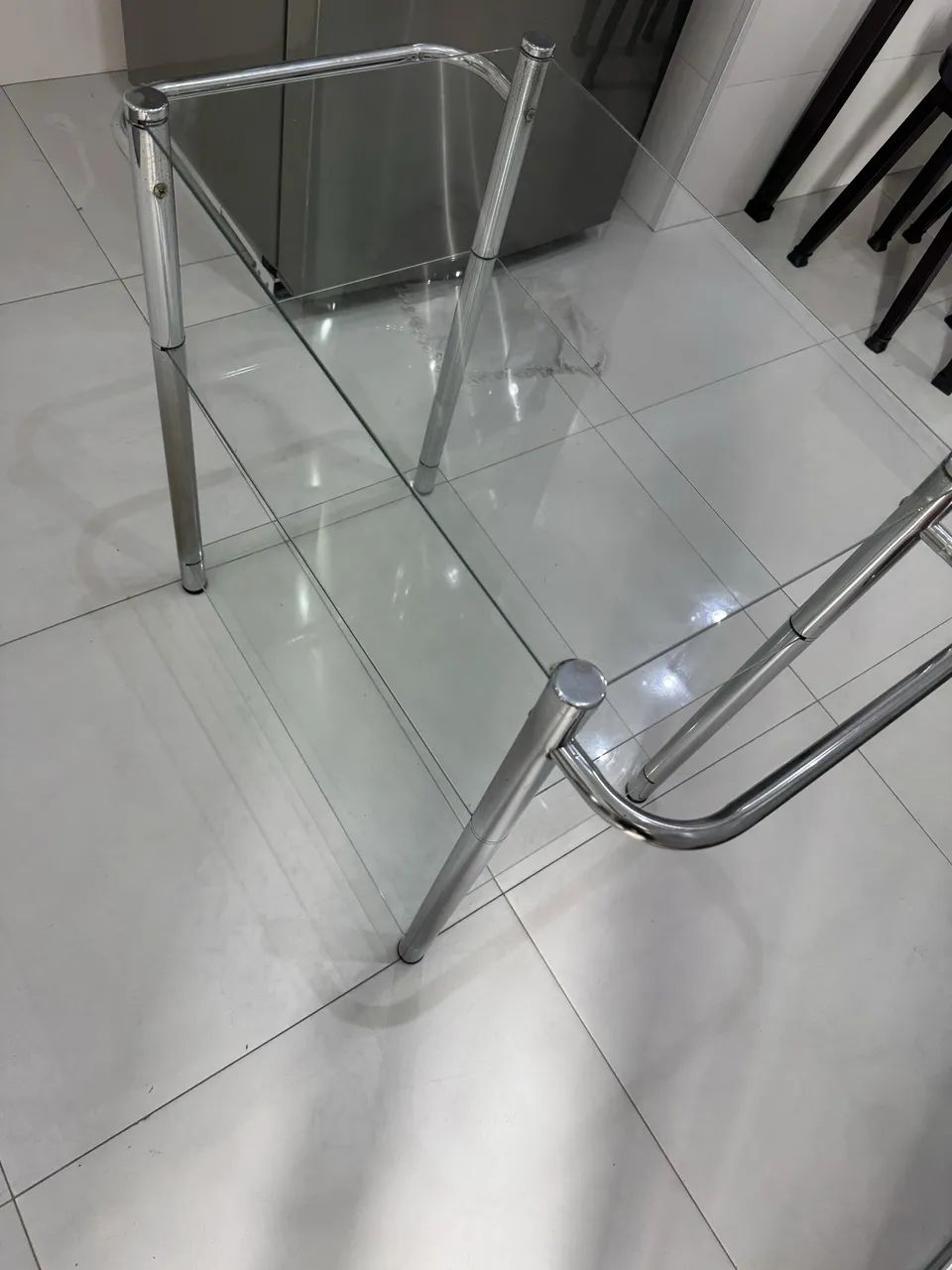 Suporte de vidro com três andares - Foto 3