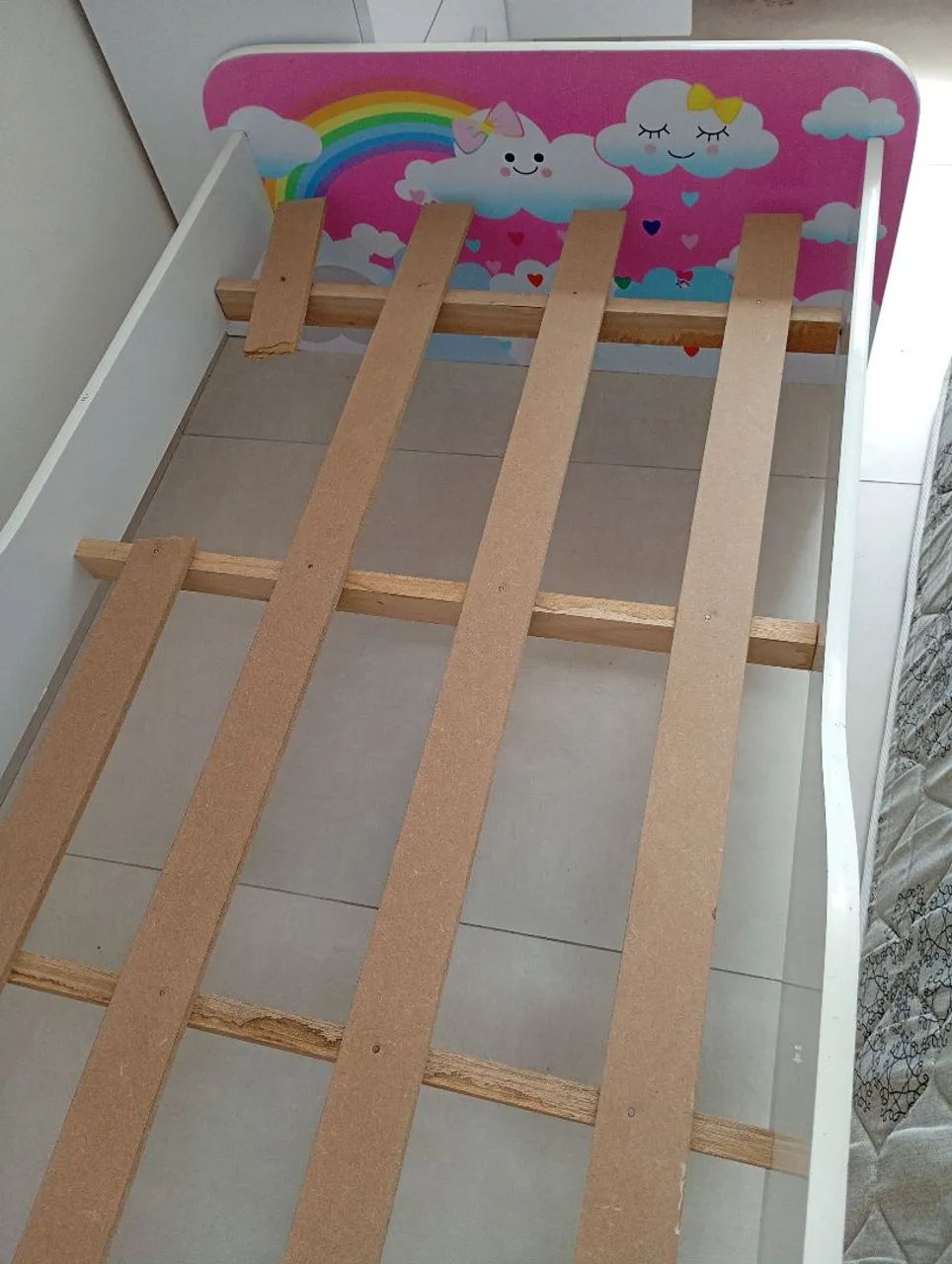 Cama infantil nuvem com colchão  - Foto 3