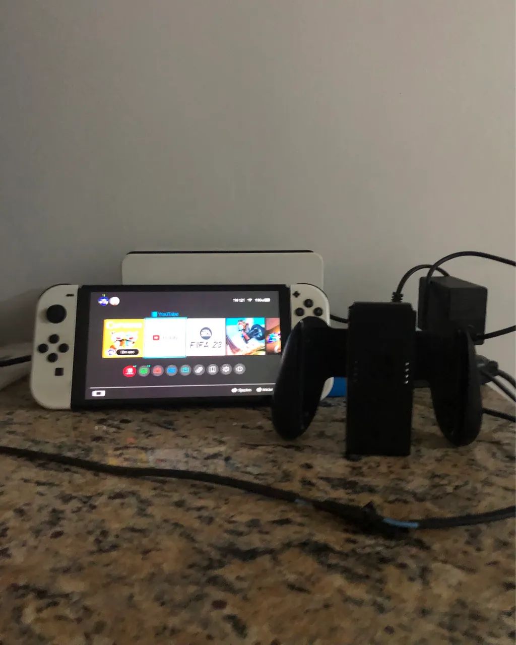 Nintendo swith oled branco  - Foto 4