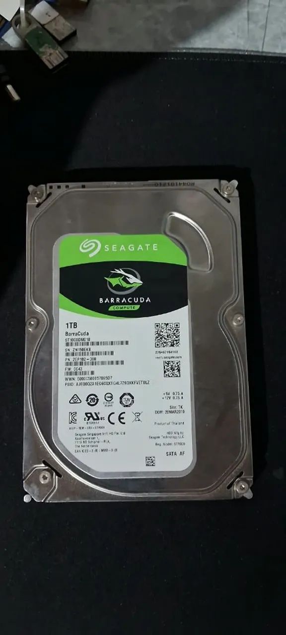 HD SEAGATE BARRACUDA 1TB