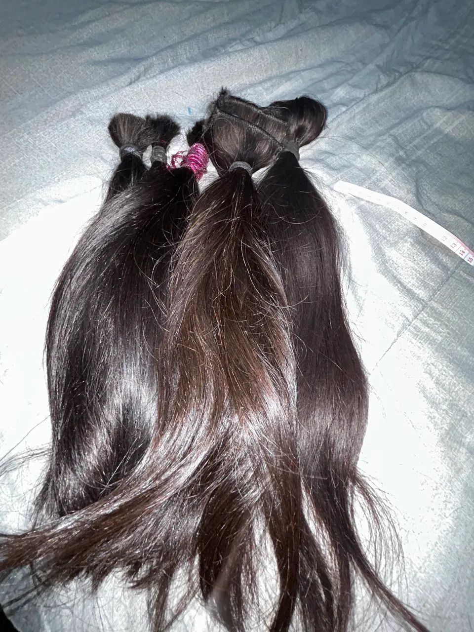 Cabelo humano 40cm  - Foto 4