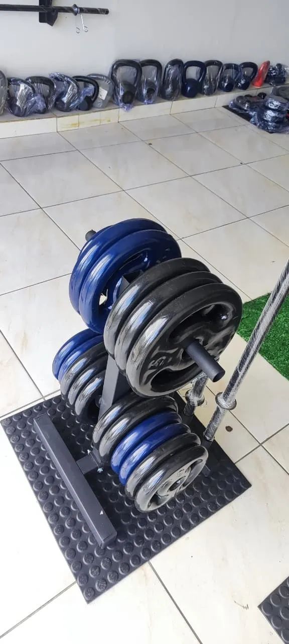 Suporte de Anilhas e Barras 300kg - Foto 2