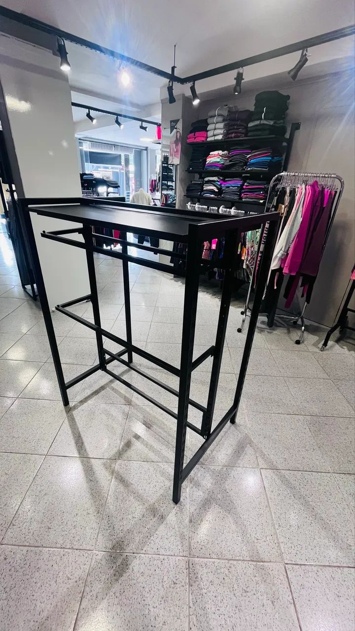 Kit arara expositora para loja de roupas montável  - Foto 3
