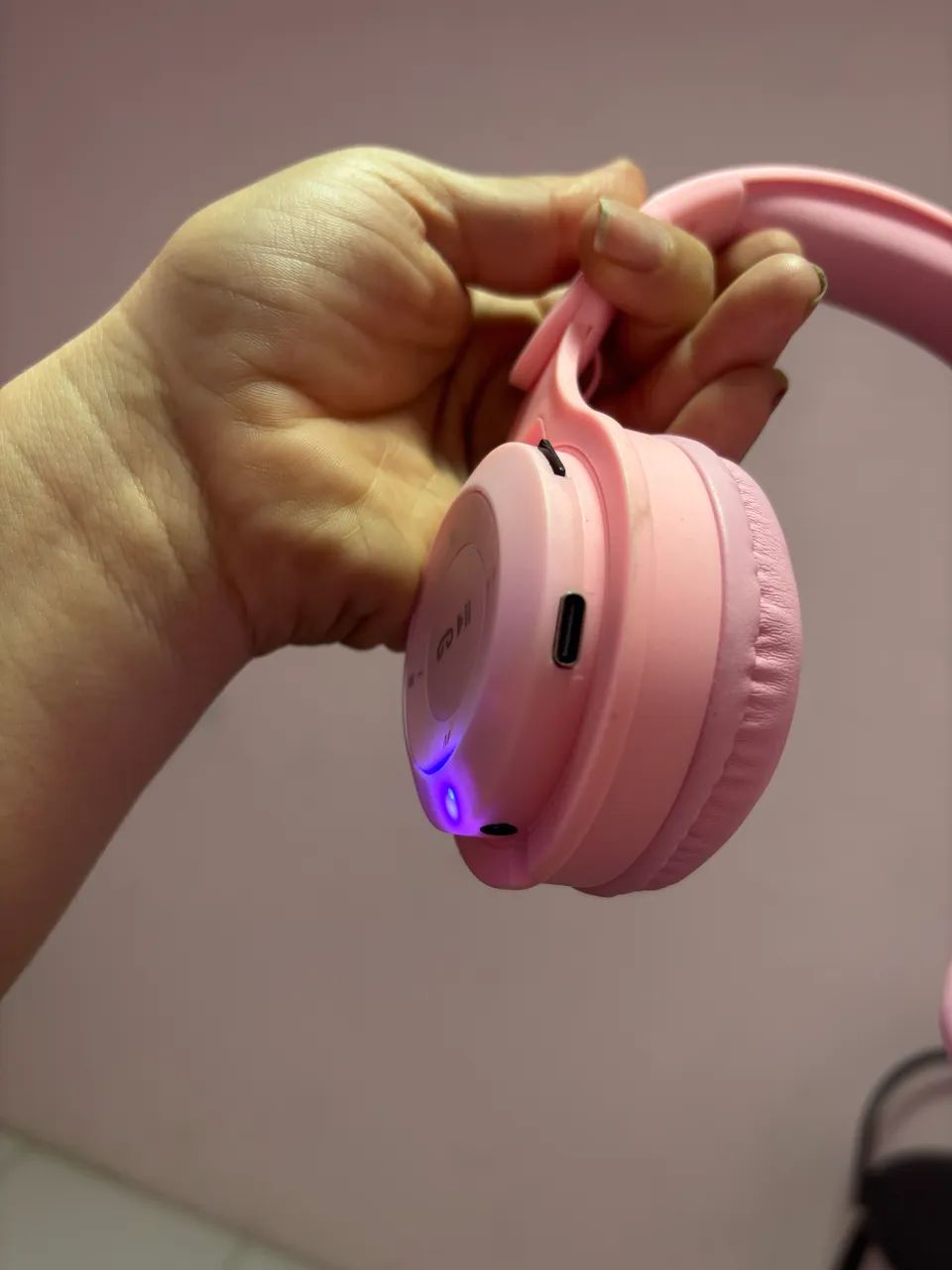 Fone Rosa da Shein novo ! - Foto 5