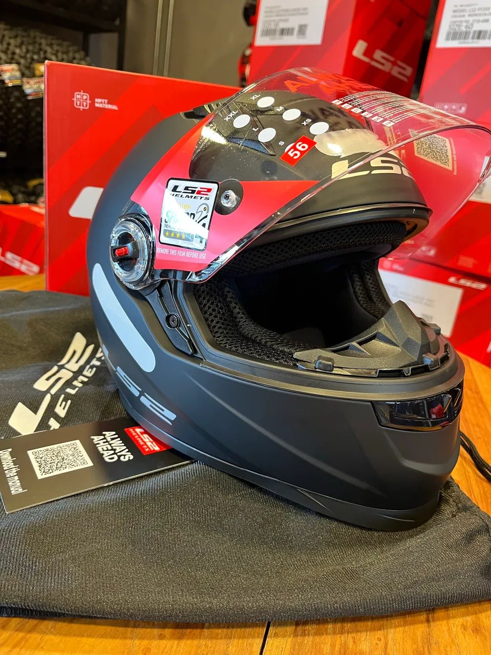 Capacete Ls2 monocolor matte black