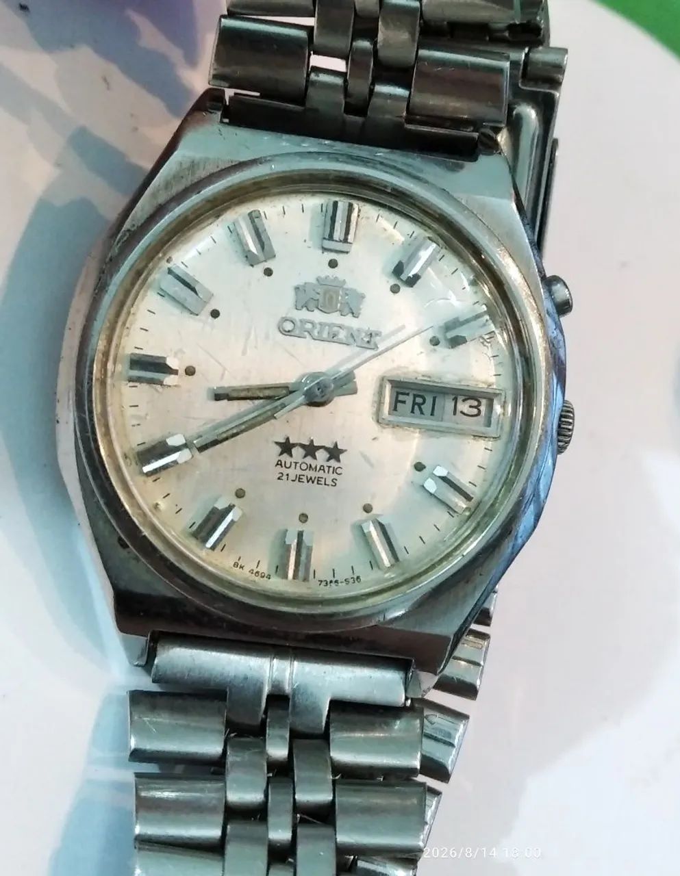 orient automatico prata..
