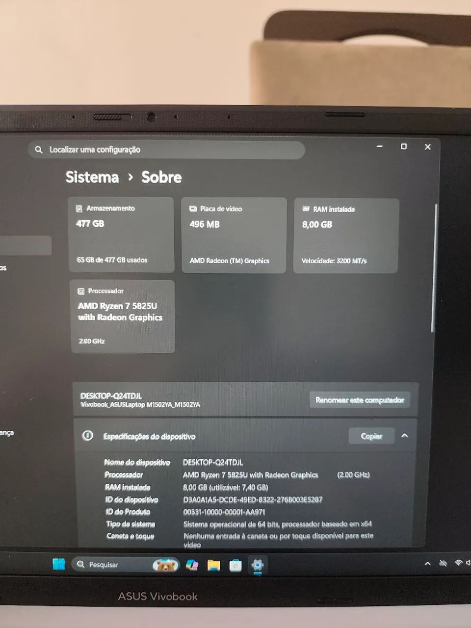 ASUS Vivobook - Ryzen - Excelente estado - Foto 4