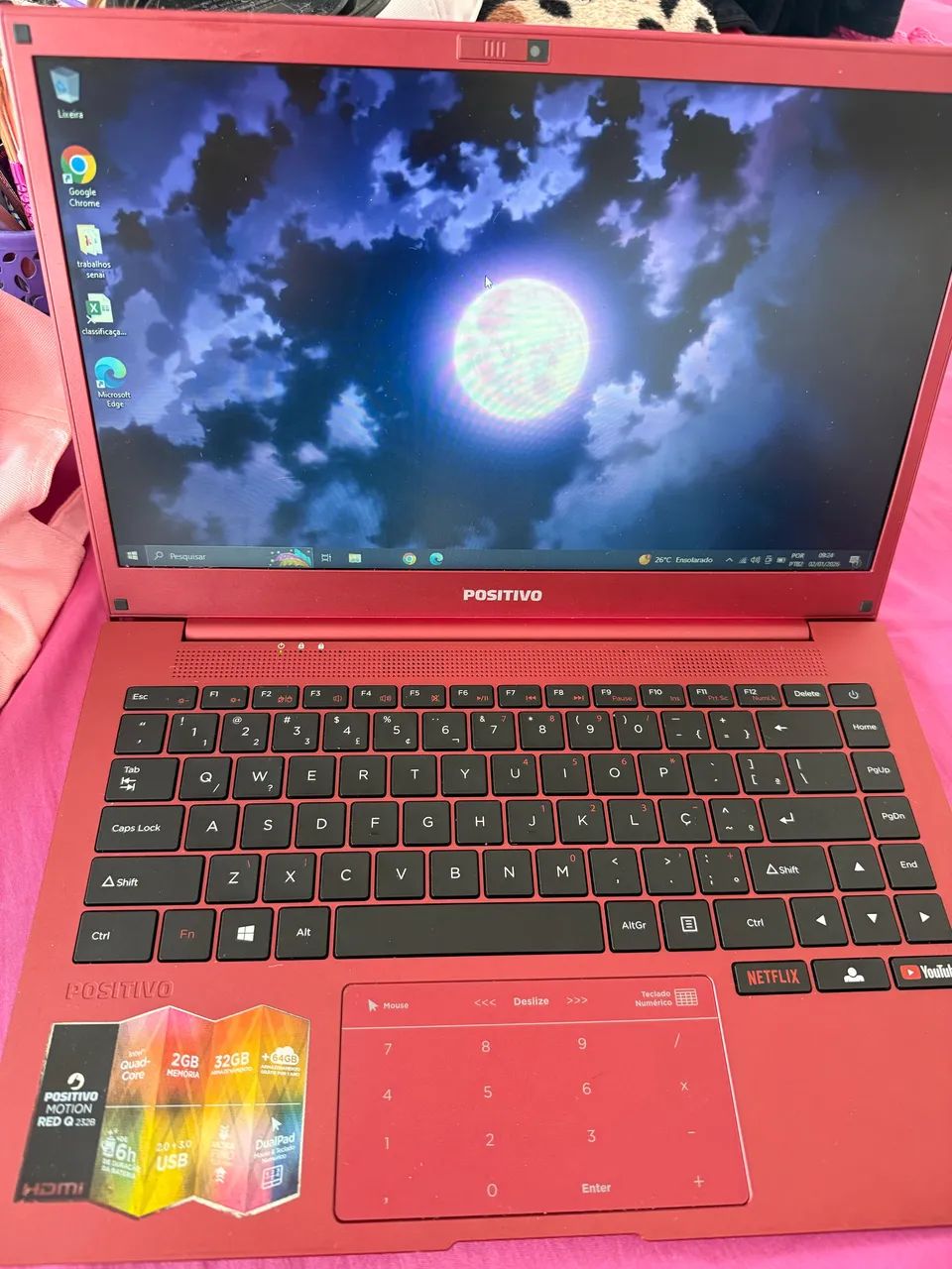 Vendo notebook RED