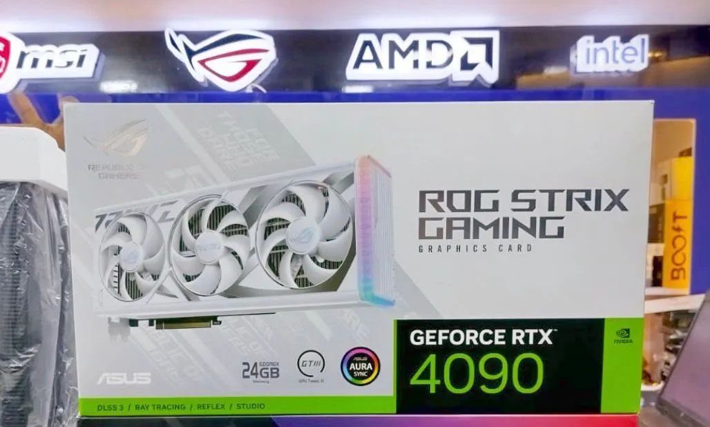Placa de vídeo Nvidia Rog Strix 4090 White Lacrada