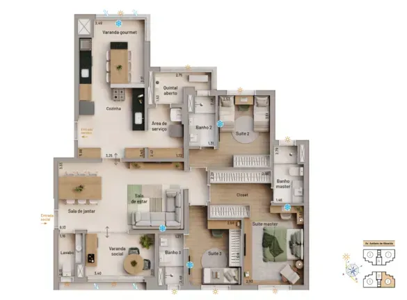 PLANTA 131m²