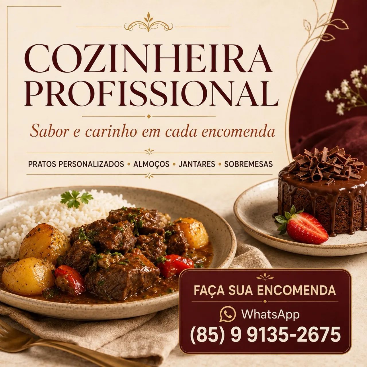 Cozinheira Profissional 