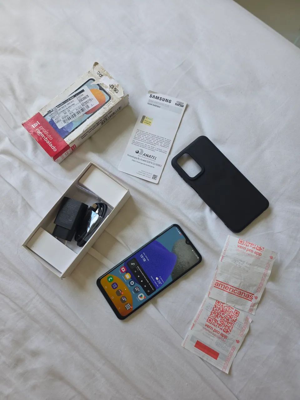 Samsung Galaxy M23 5G 128GB Azul - Impecável + Acessórios Completo - Foto 5
