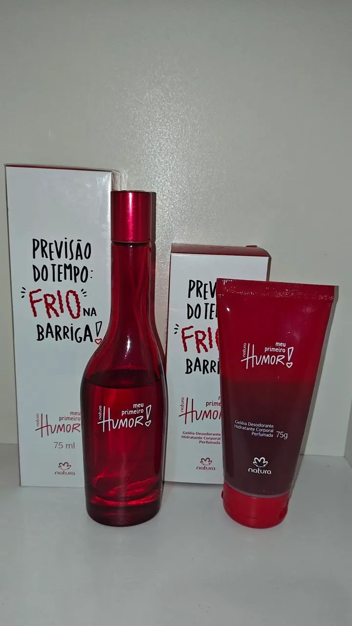 Kit meu primeiro humor perfume 75ml e hidratante corporal 