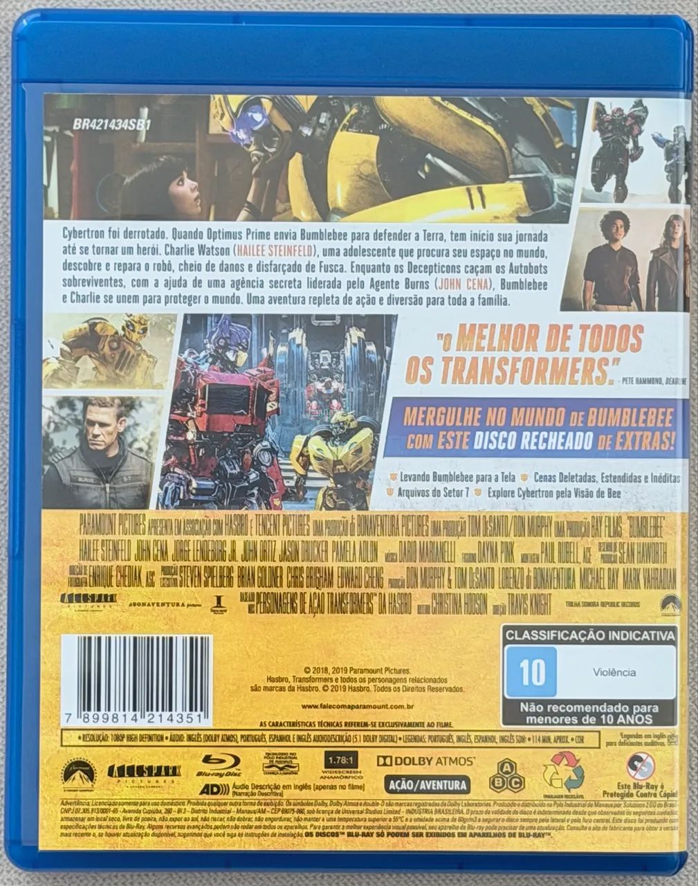 Blu-ray Bumblebee (original) - Foto 2