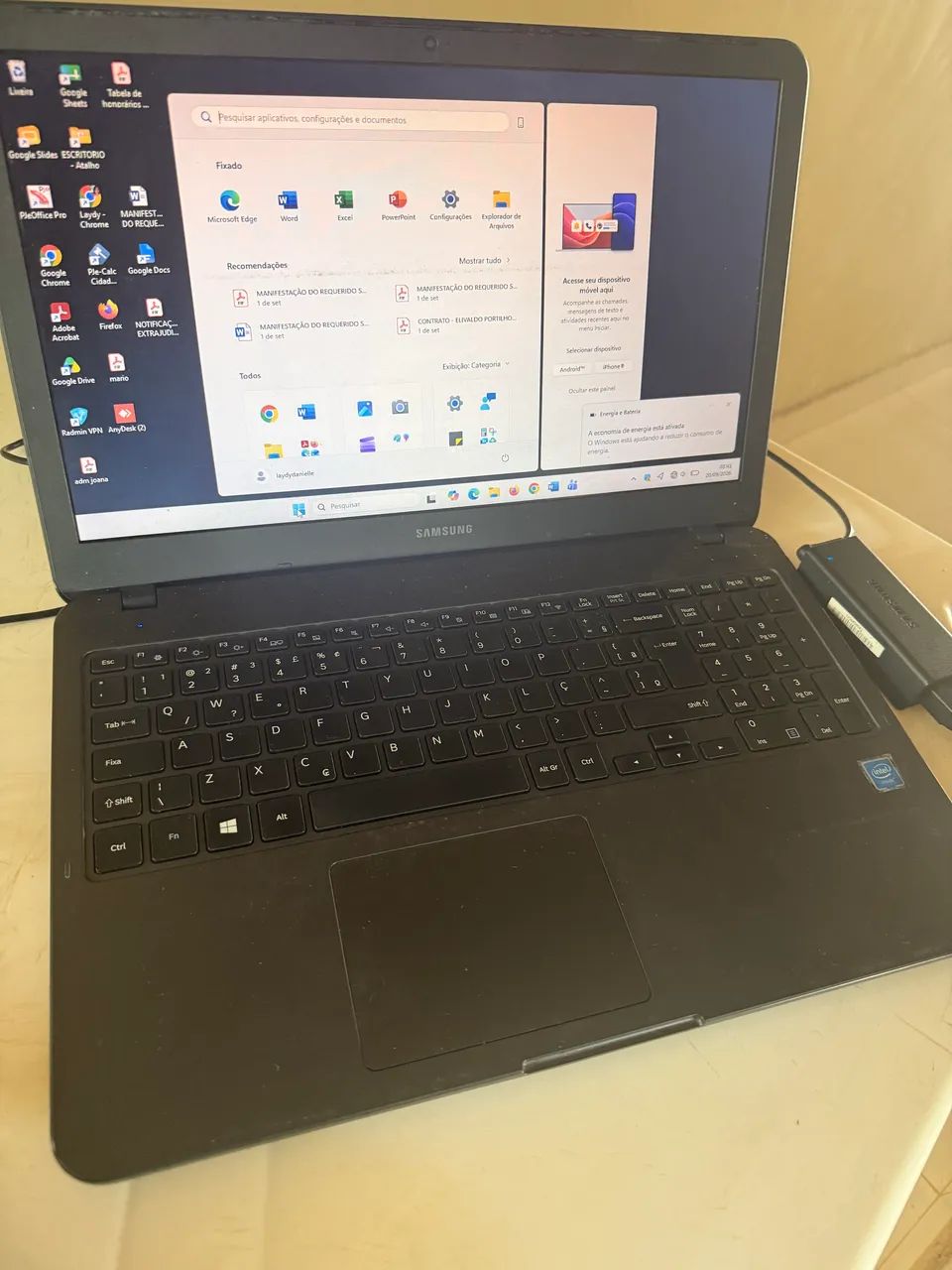Notebook Samsung Essencial / Básicos (Estudos, Trabalho e Navegação) - Foto 5