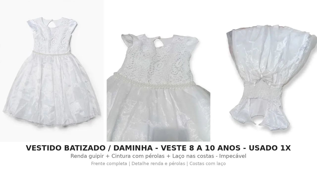 Vestido de batismo