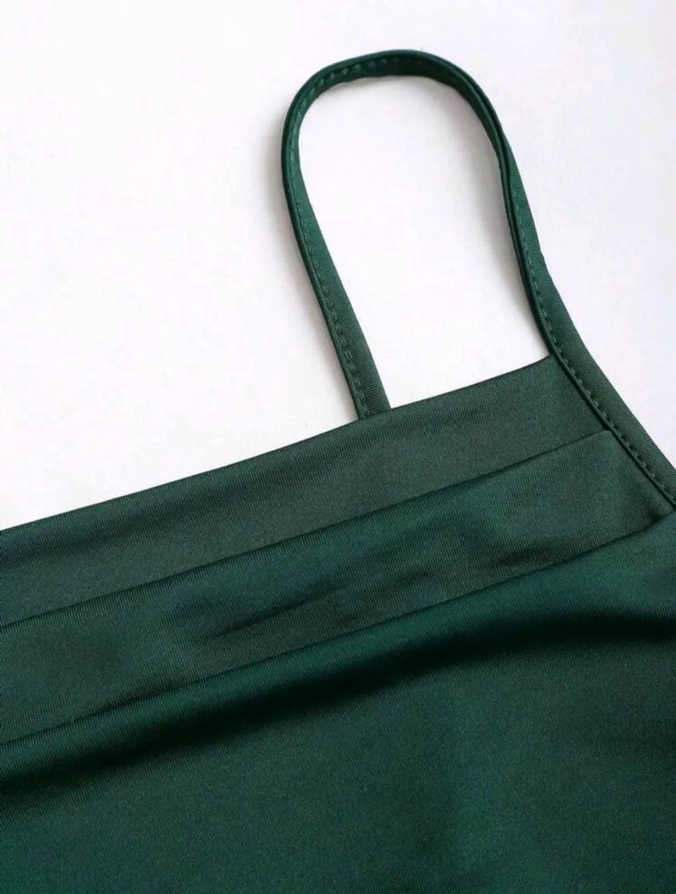 Vestido Longo Mulheres Outfit com Bainha Plissada em Formato de Cauda de Peixe - Foto 4