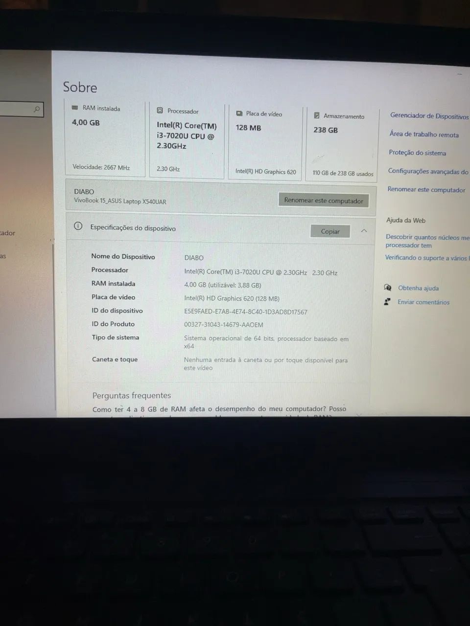 Notebook Asus  - Foto 4