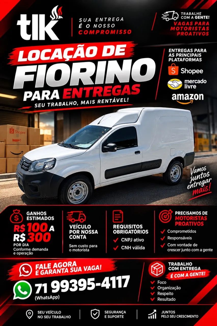 OPORTUNIDADE! Mercado livre, Shopee, Amazon e entregas.
