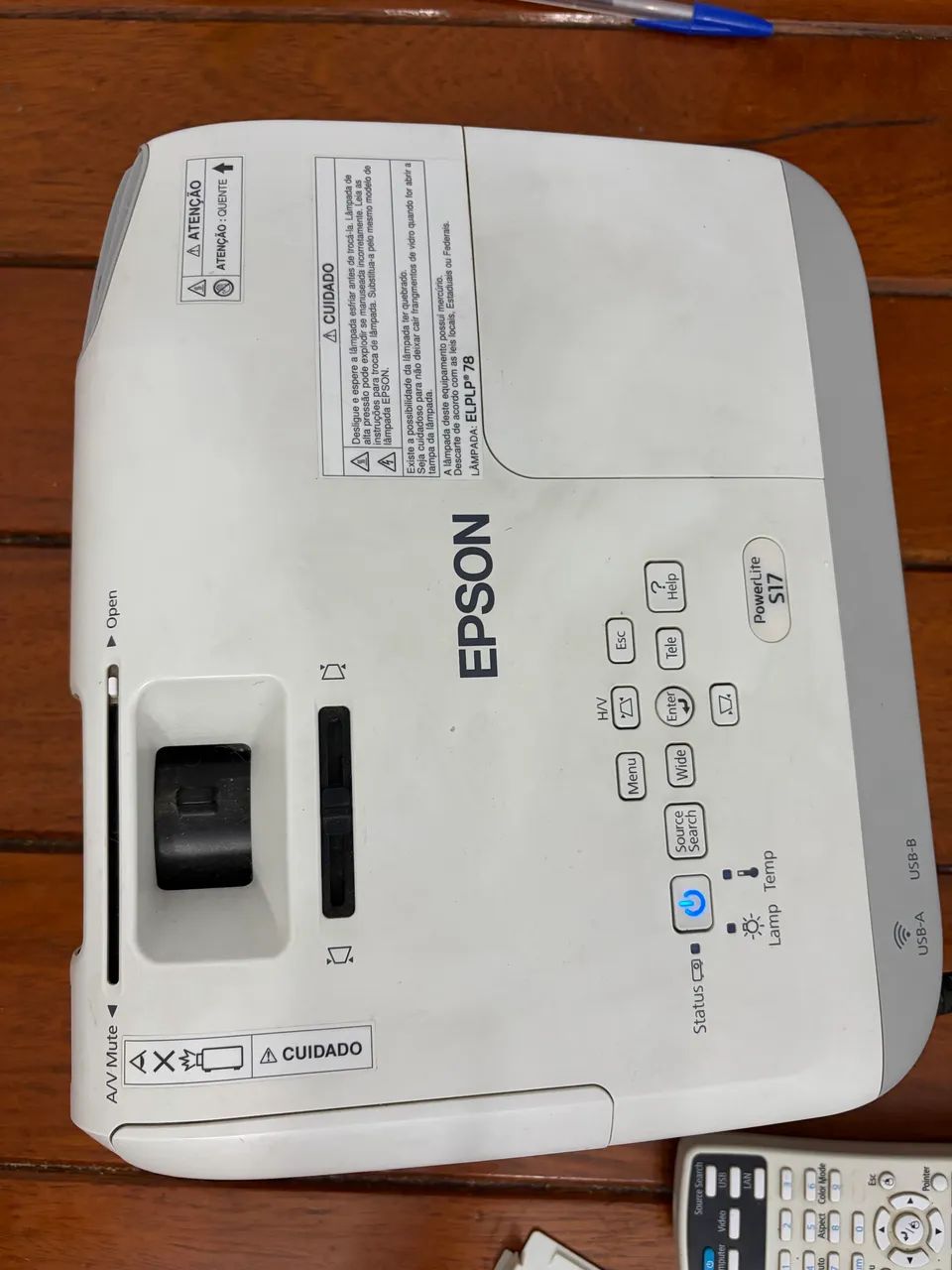 Projetor EPSON Powerlite S17 - Foto 5
