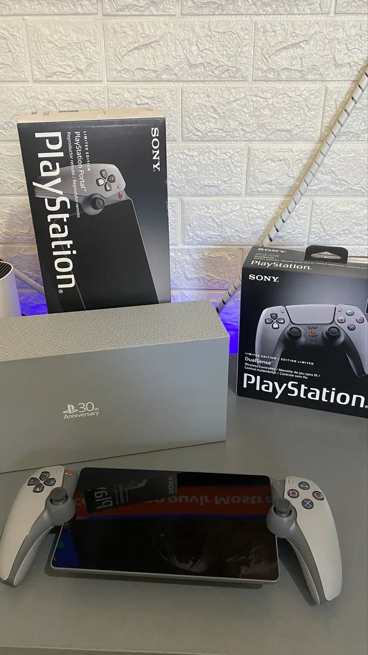 Ps portal e Controle Dualsense 30 anos 