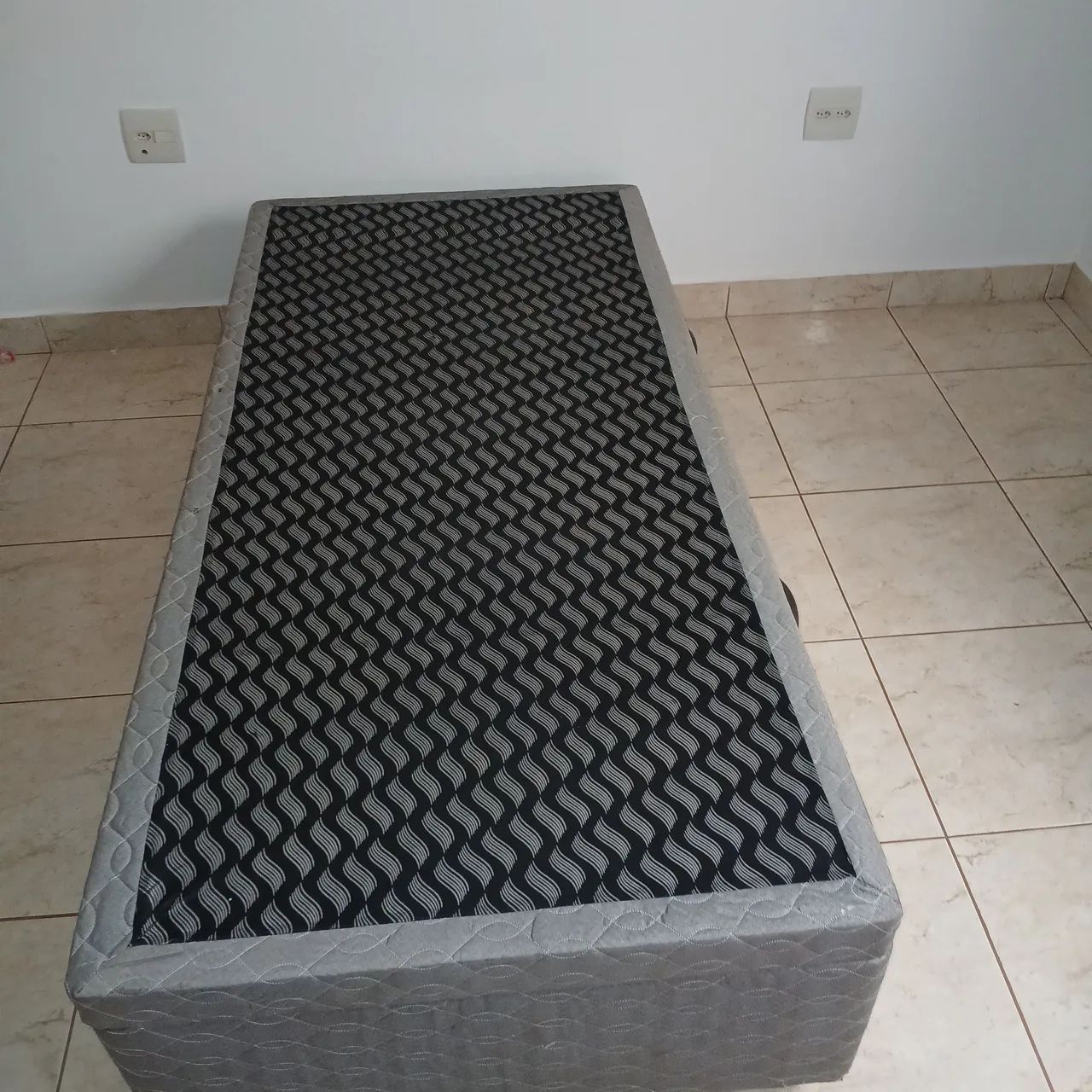 Cama box  com bau solteiro contato *  - Foto 2