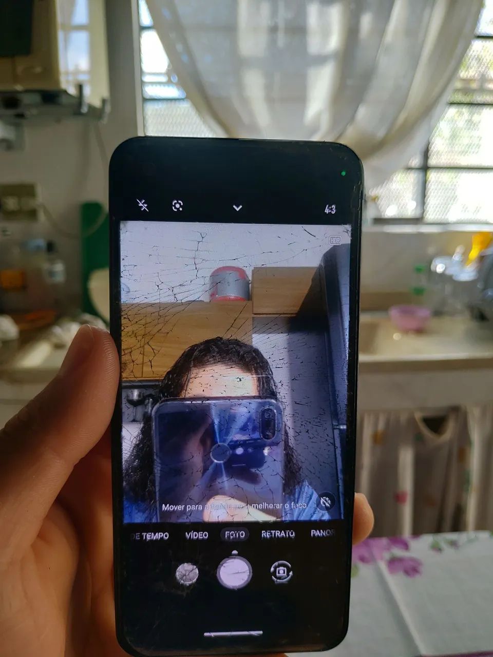 Asus ZenFone 9 tela trincada - Foto 5