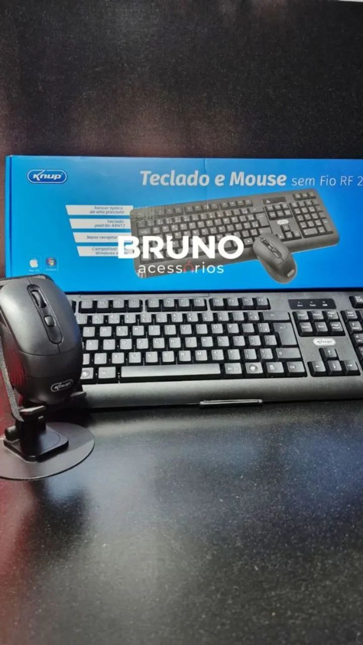 Teclado e mouse sem fio - Foto 2