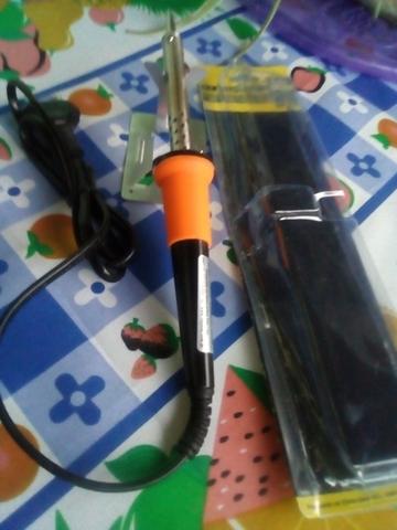 Ferro de Solda Eda Profissional 60w com suporte - Foto 5