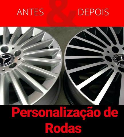 Reforma e pintura de rodas desamassar e pintar rodas nacionais e importadas - Foto 2
