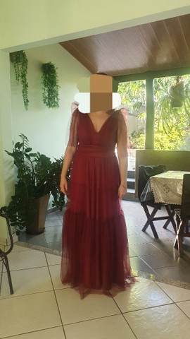 Olx sales vestido marsala