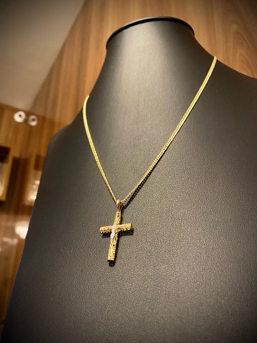 Conjunto em ouro 18k 5,6 gramas