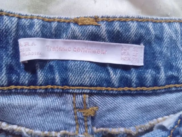 Short Jeans Zara 38 - Foto 3