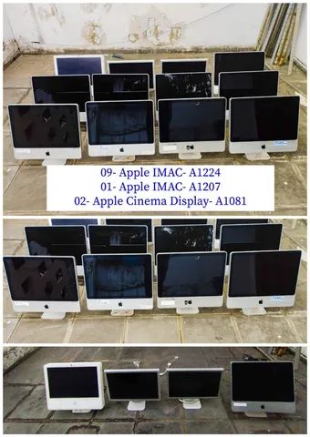 Lote 12 Apple imac A1224 A1207 A1081 750 Cada No Estado
