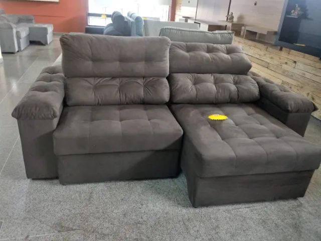 Sofazão novo em promoção, retrátil e reclinável!