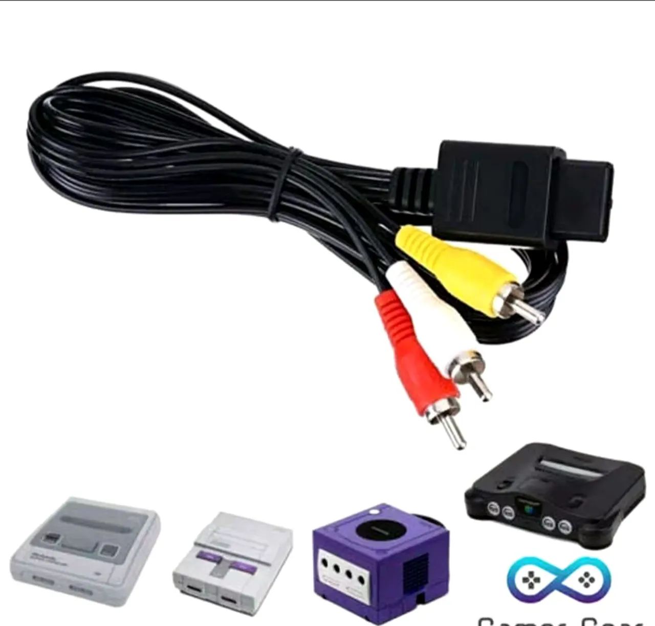 Cabo AV para Nintendo 64, Super Nintendo e Gamecube