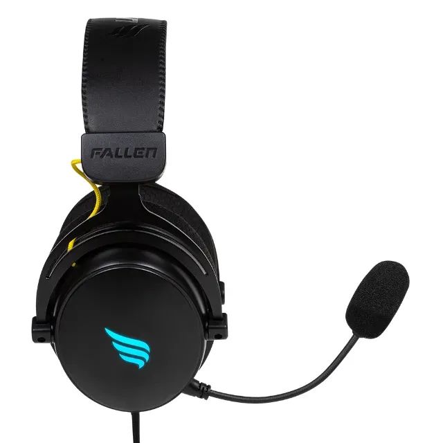 Headset Gamer Fallen Pantera Rgb, Pads extra, 2 mic's, Case (NOVO) - Foto 4