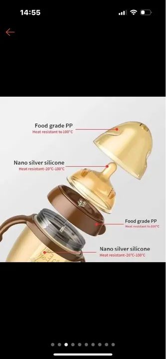 Chupetas e Mamadeiras com Pipetas Gravidade - 360° - Foto 2