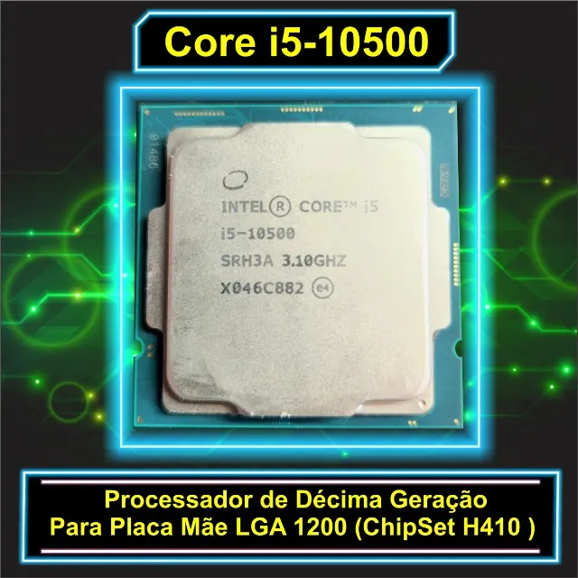 Processador Core i5 10500 4.50Ghz LGA 1200 Sem Coler