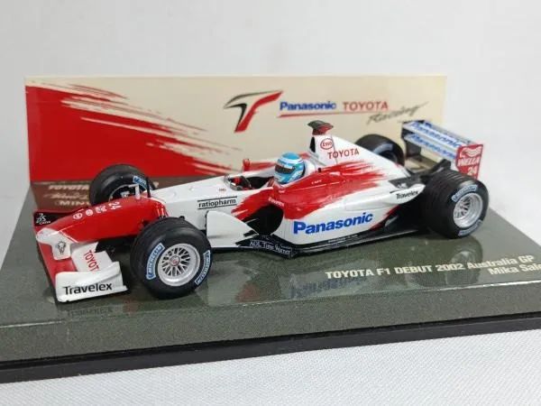Miniatura Toyota F1 Debut 2002 Australia Gp Mika Salo Minichamps 1